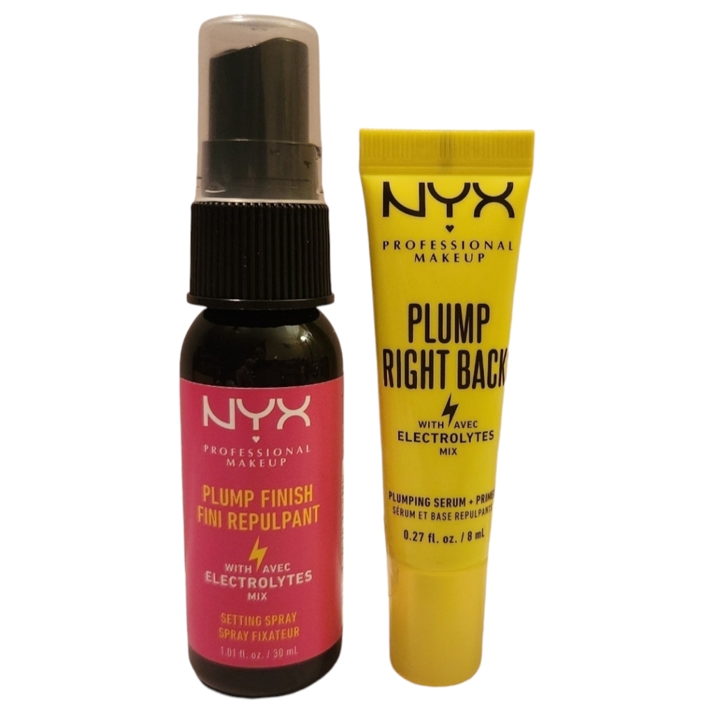 NYX Plumping Primer & Setting Spray Minis NEW